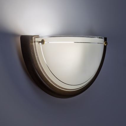 Brilagi - Zidno svetlo ORBIS 1xE27/60W/230V 30 cm borovina