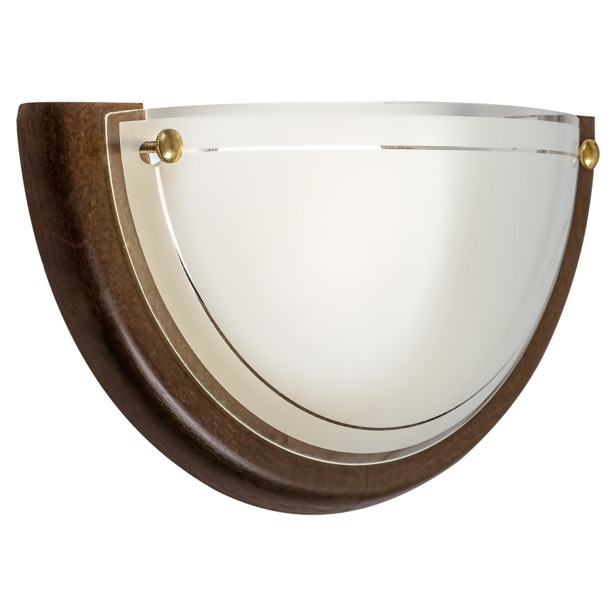 Brilagi - Zidno svetlo ORBIS 1xE27/60W/230V 30 cm borovina