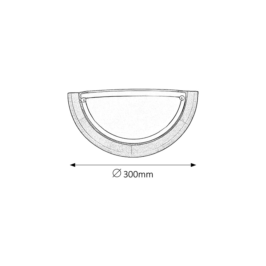 Brilagi - Zidno svetlo ORBIS 1xE27/60W/230V 30 cm borovina