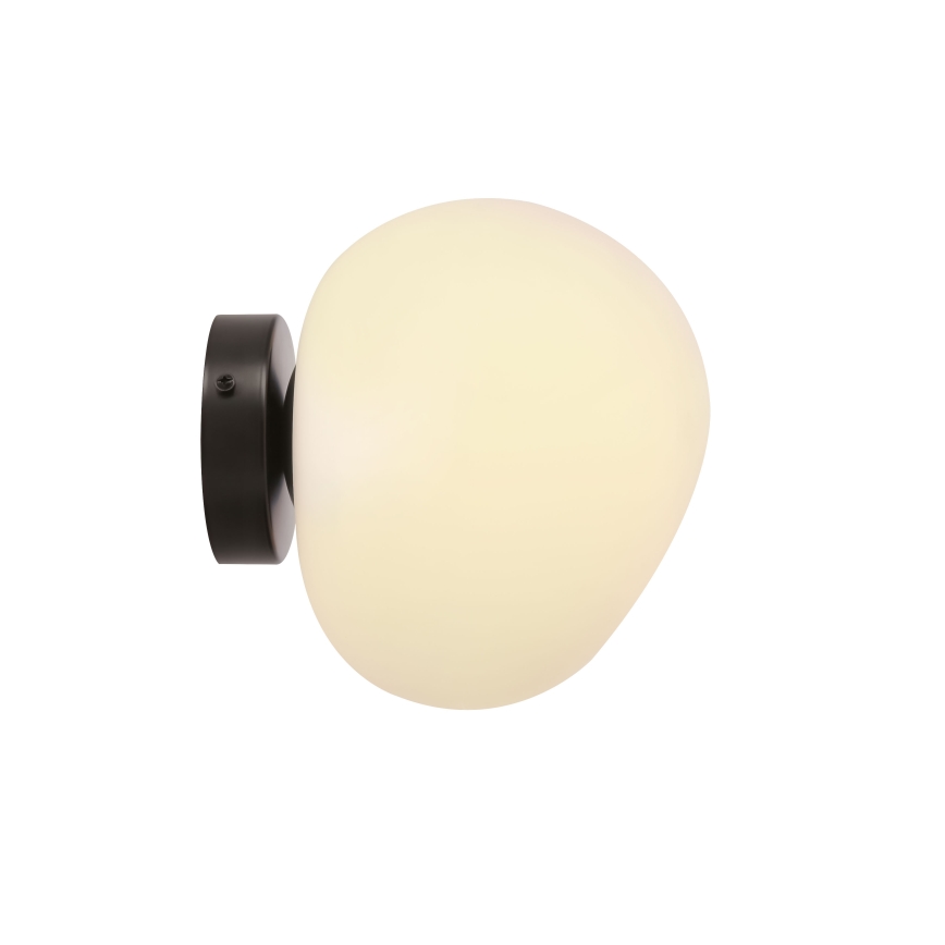 BRILAGI - Zidno svetlo PEBBLES 1xE27/40W/230V prečnik 20 cm crna