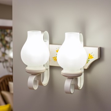 Brilagi - Zidno svetlo QUEEN 2xE14/40W/230V buk/krem