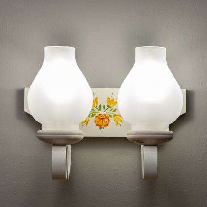 Brilagi - Zidno svetlo QUEEN 2xE14/40W/230V buk/krem