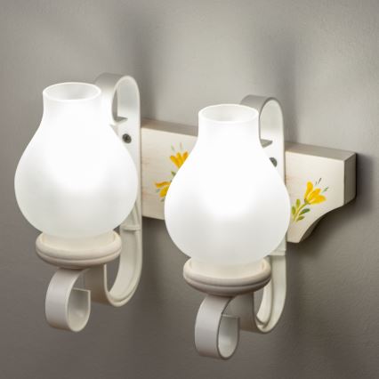 Brilagi - Zidno svetlo QUEEN 2xE14/40W/230V buk/krem