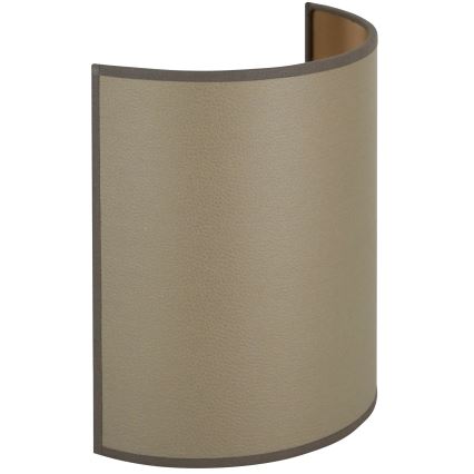 BRILAGI - Zidno svetlo SEMI 1xE27/15W/230V, prečnik 20 cm, braon