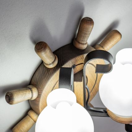 Brilagi - Zidno svetlo TIMONA 2xE14/40W/230V bukva