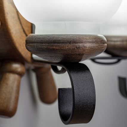 Brilagi - Zidno svetlo TIMONA 2xE14/40W/230V bukva/orah