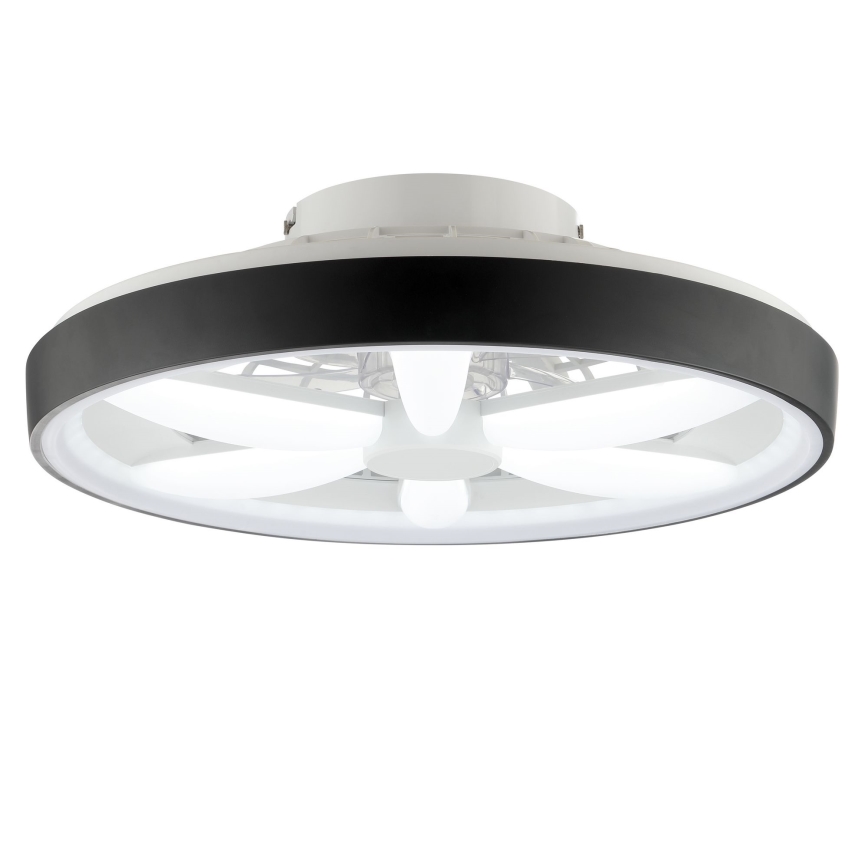 Brilliant - LED RGBW prigušiva stropni ventilator sa svetlom GAIANO LED/48W/230V 2700-6500K crna + daljinski upravljač