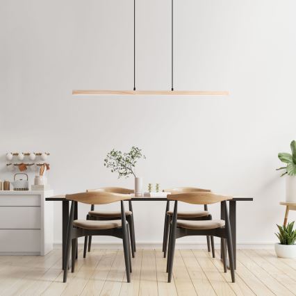 Brilliant - LED luster na sajli ARION LED/22W/230V borovina