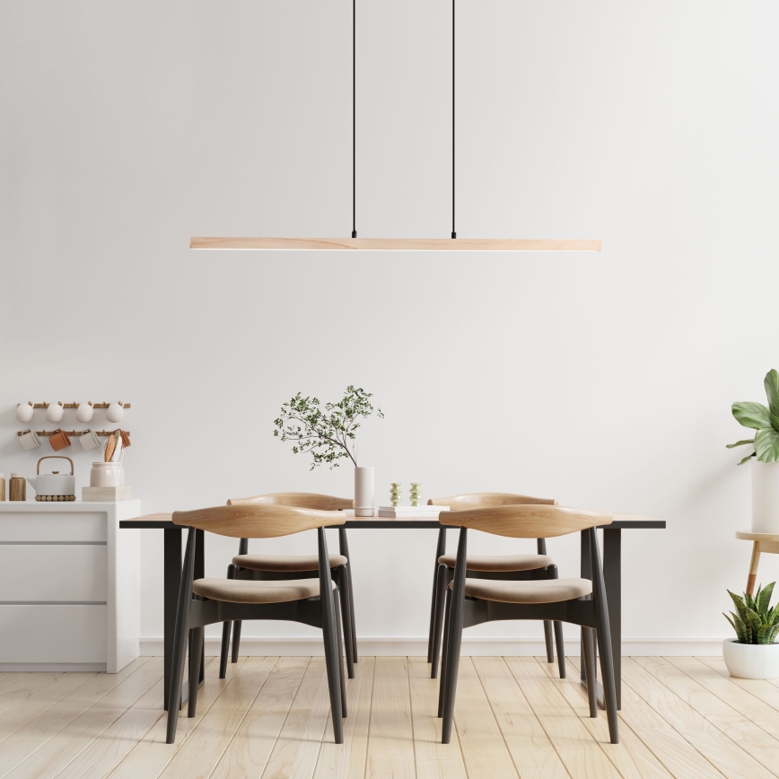 Brilliant - LED luster na sajli ARION LED/22W/230V borovina