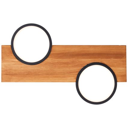 Brilliant - LED stropna svetiljka CHEESY LED/14W/230V borovina