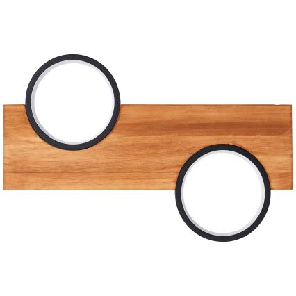 Brilliant - LED stropna svetiljka CHEESY LED/14W/230V borovina