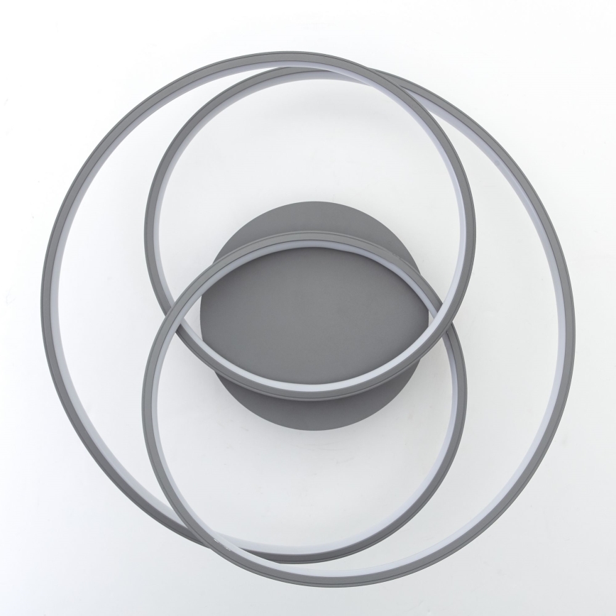 Brilliant - LED plafonsko svetlo LABYRINTH LED/40W/230V prečnik 39,5 cm siva