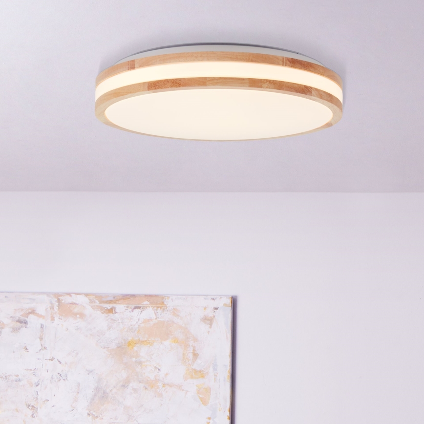 Brilliant - LED plafonsko svetlo LASKOS LED/22W/230V prečnik 38 cm kaučukovac