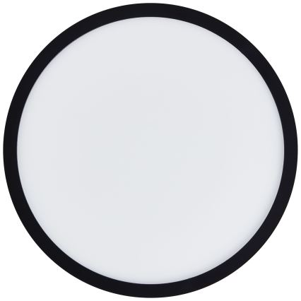 Brilliant - LED plafonsko svetlo MILTON LED/18W/230V prečnik 29,3 cm crna