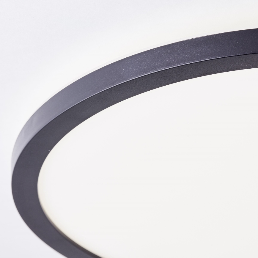 Brilliant - LED plafonsko svetlo MILTON LED/18W/230V prečnik 29,3 cm crna