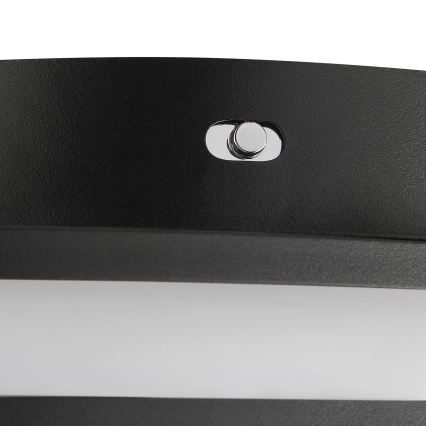 Brilliant - LED plafonsko svetlo REVOLA LED/33W/230V 3000/4000/6500K prečnika 40 cm crno