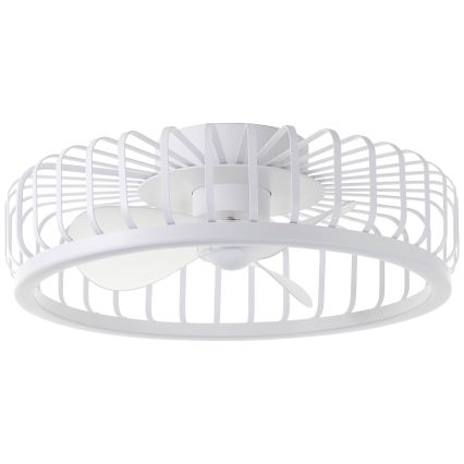 Brilliant - CAPO prigušiva LED plafonska lampa sa ventilatorom LED/36W/230V 2700-6500K, prečnik 48 cm, bela + daljinski upravljač