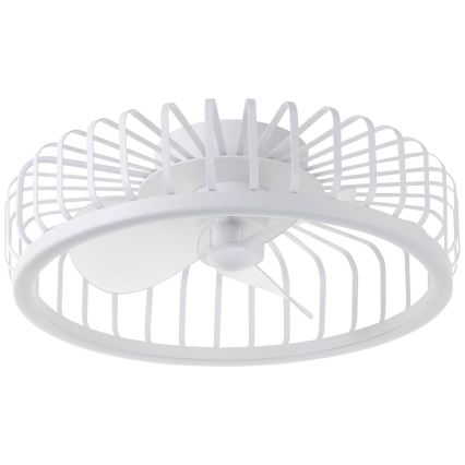 Brilliant - CAPO prigušiva LED plafonska lampa sa ventilatorom LED/36W/230V 2700-6500K, prečnik 48 cm, bela + daljinski upravljač