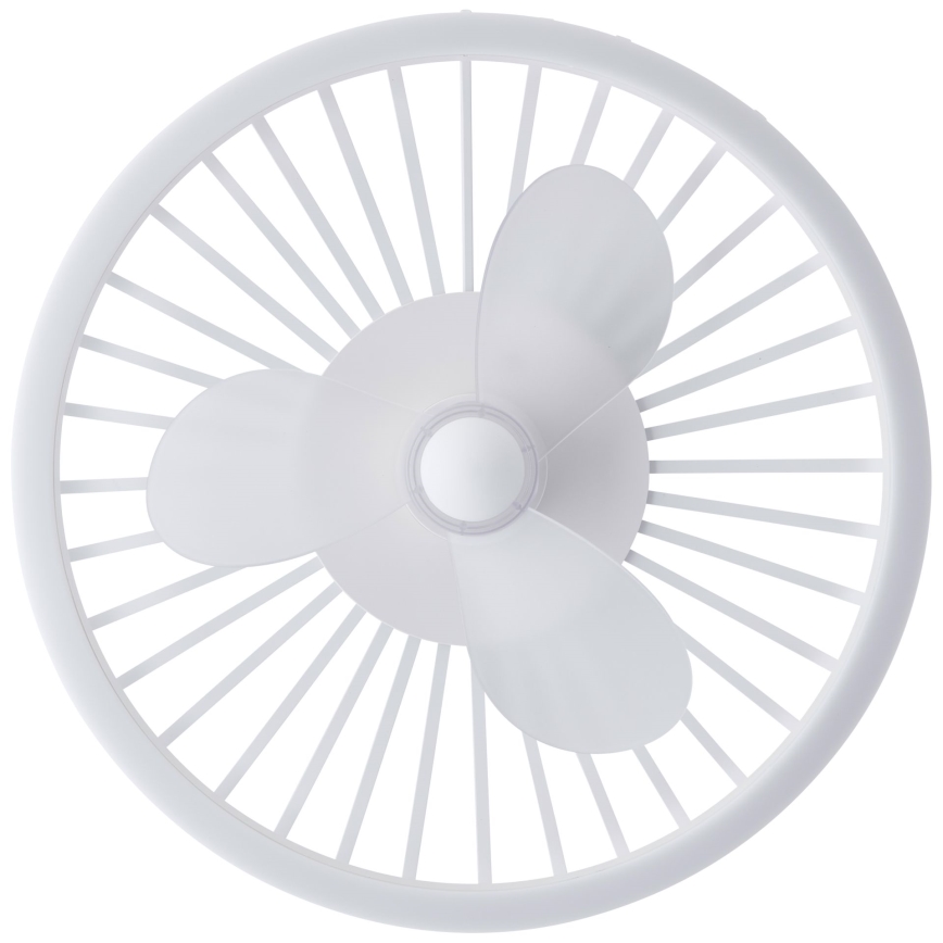 Brilliant - CAPO prigušiva LED plafonska lampa sa ventilatorom LED/36W/230V 2700-6500K, prečnik 48 cm, bela + daljinski upravljač