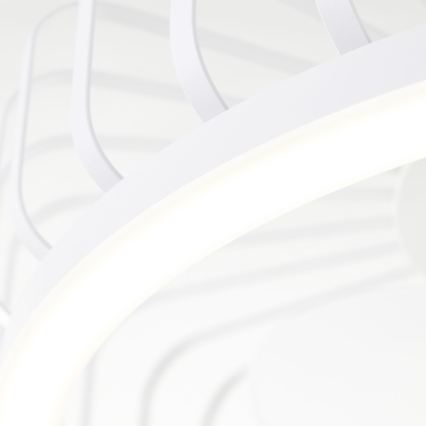Brilliant - CAPO prigušiva LED plafonska lampa sa ventilatorom LED/36W/230V 2700-6500K, prečnik 48 cm, bela + daljinski upravljač