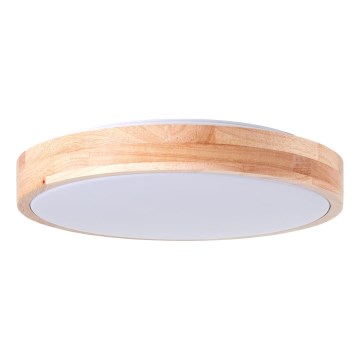 Brilliant - LED plafonsko svetlo SLIMLINE LED/24W/230V prečnik 34,5 cm kaučukovo drvo