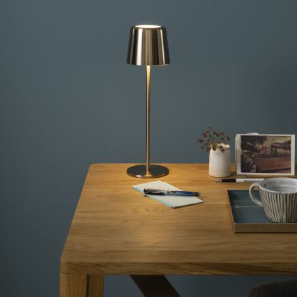 Brilliant - LED prigušiva dodirna spoljašnja lampa XAANA LED/4W/5V 3000/4000/6500K 2600 mAh IP44 zlatna