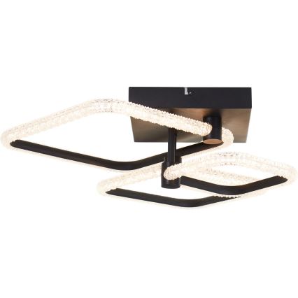 Brilliant - LED prigušiva stropna svetiljka AYDIN LED/30W/230V 3000-6500K crna + daljinski upravljač