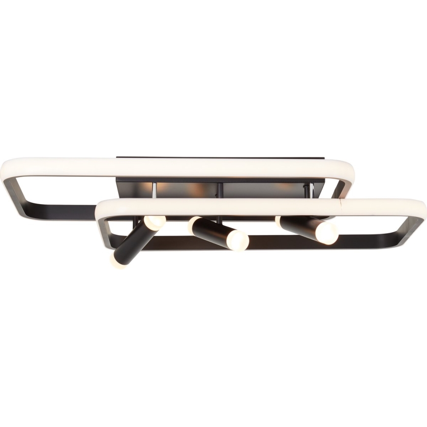 Brilliant - LED prigušiva plafonska svetiljka DALIDA LED/54W/230V 3000-6500K 45,2x66 cm crna + daljinski upravljač