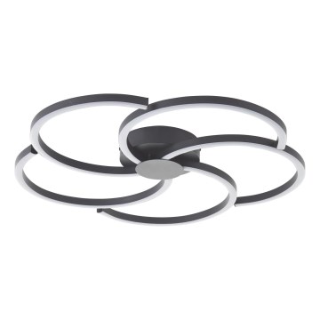 Brilliant - LED prigušiva plafonska svetiljka FICO LED/32W/230V Ø 57 cm crna