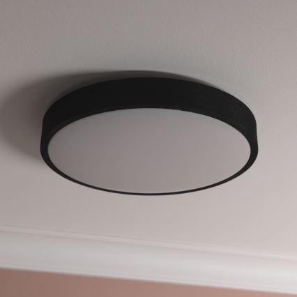 Brilliant - LED prigušiva plafonsko svetlo FILIZ LED/24W/230V prečnik 38,5 cm crna