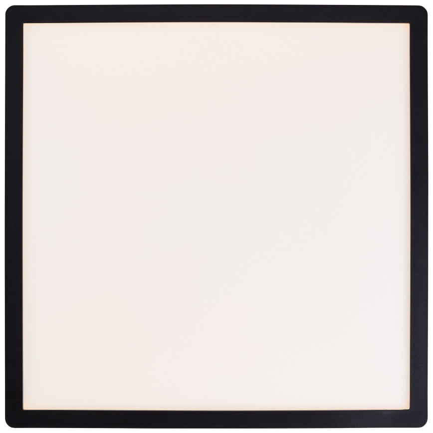 Brilliant - LED prigušiva plafonska svetiljka SORELL LED/24/230V 3000-6500K 42x42 cm crna + daljinski upravljač