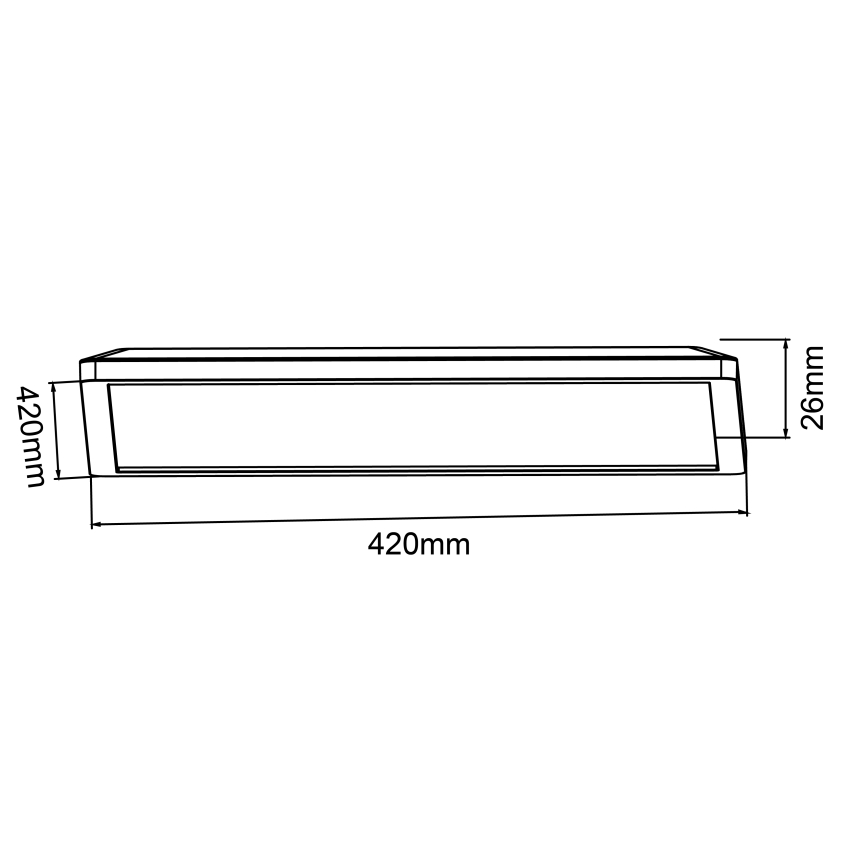Brilliant - LED prigušiva plafonska svetiljka SORELL LED/24/230V 3000-6500K 42x42 cm crna + daljinski upravljač