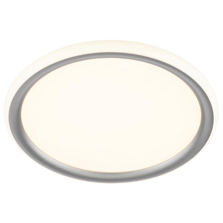 Brilliant - LED prigušiva plafonska svetiljka CARLOZ LED/16W/230V prečnika 30 cm bela/ siva