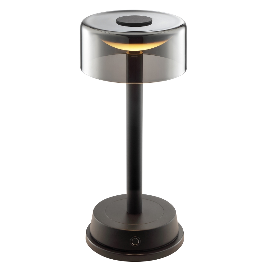 Brilliant - LED prigušiva punjiva dodirna spoljašnja stona lampa RAZOR LED/2,5W/5V 2700K 2600 mAh IP44 crna