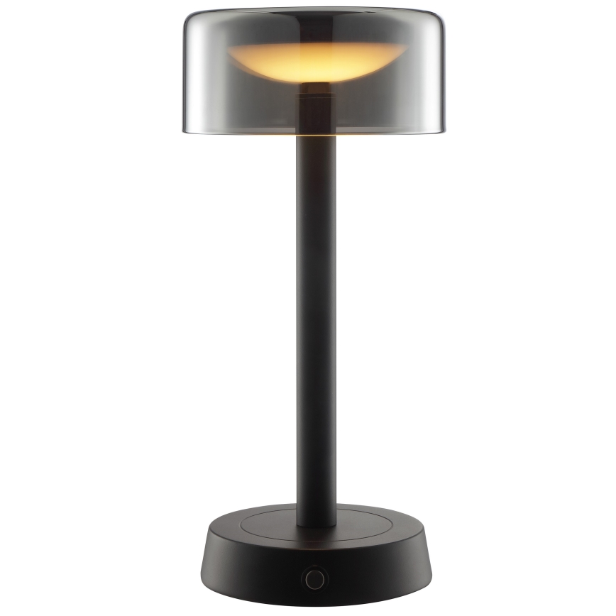 Brilliant - LED prigušiva punjiva dodirna spoljašnja stona lampa RAZOR LED/2,5W/5V 2700K 2600 mAh IP44 crna