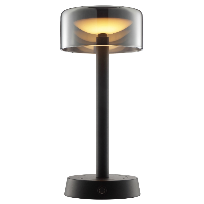 Brilliant - LED prigušiva punjiva dodirna spoljašnja stona lampa RAZOR LED/2,5W/5V 2700K 2600 mAh IP44 crna