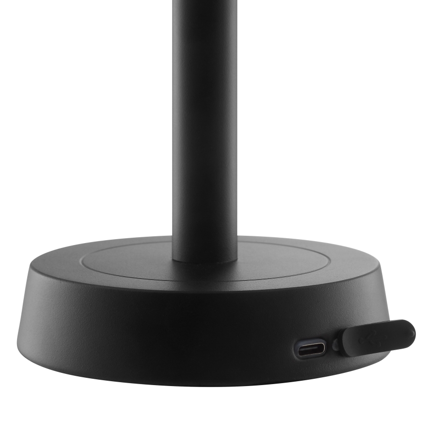 Brilliant - LED prigušiva punjiva dodirna spoljašnja stona lampa RAZOR LED/2,5W/5V 2700K 2600 mAh IP44 crna