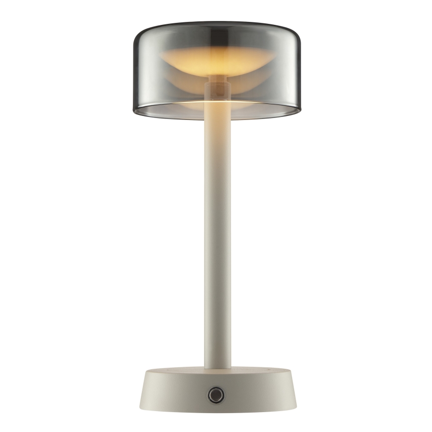 Brilliant - LED prigušiva punjiva dodirna spoljna stona lampa RAZOR LED/2,5W/5V 2700K 2600 mAh IP44 siva