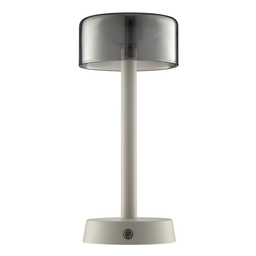 Brilliant - LED prigušiva punjiva dodirna spoljna stona lampa RAZOR LED/2,5W/5V 2700K 2600 mAh IP44 siva