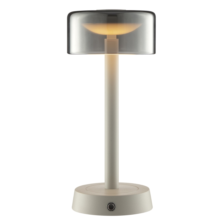 Brilliant - LED prigušiva punjiva dodirna spoljna stona lampa RAZOR LED/2,5W/5V 2700K 2600 mAh IP44 siva