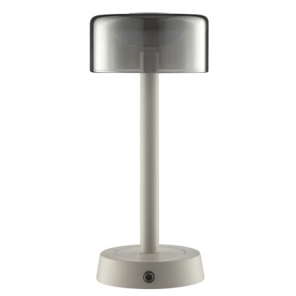 Brilliant - LED prigušiva punjiva dodirna spoljna stona lampa RAZOR LED/2,5W/5V 2700K 2600 mAh IP44 siva