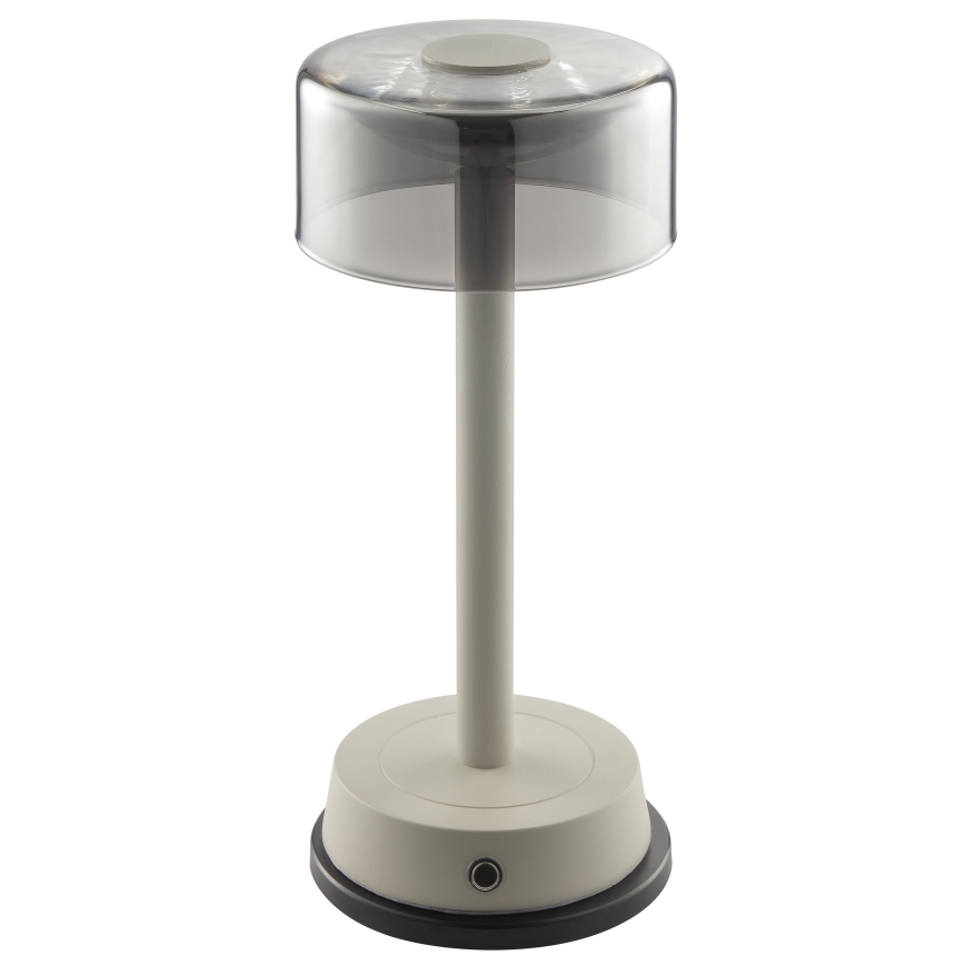 Brilliant - LED prigušiva punjiva dodirna spoljna stona lampa RAZOR LED/2,5W/5V 2700K 2600 mAh IP44 siva