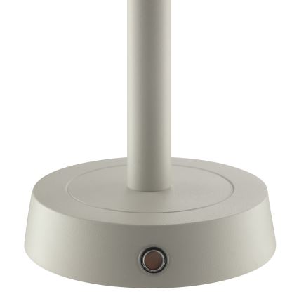 Brilliant - LED prigušiva punjiva dodirna spoljna stona lampa RAZOR LED/2,5W/5V 2700K 2600 mAh IP44 siva