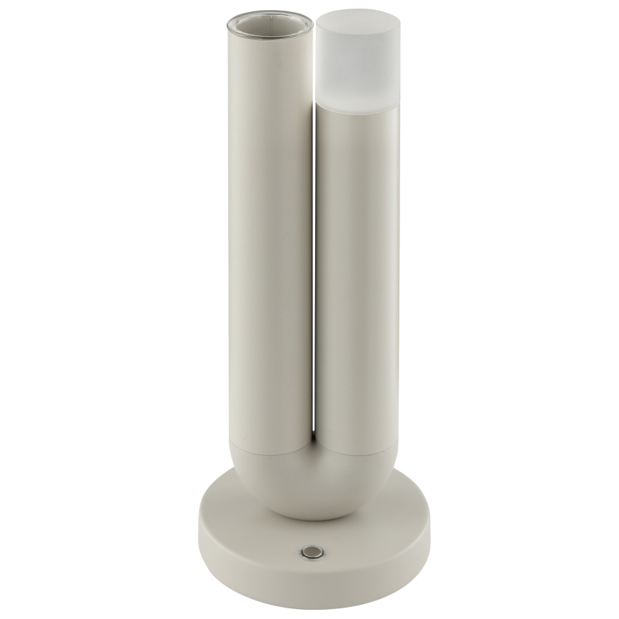 Brilliant - LED prigušiva punjiva dodirna spoljašnja stona lampa SAYU LED/2,5W/5V 2700K 2600 mAh IP44 siva