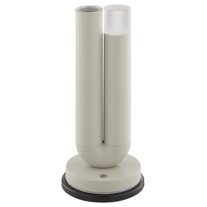 Brilliant - LED prigušiva punjiva dodirna spoljašnja stona lampa SAYU LED/2,5W/5V 2700K 2600 mAh IP44 siva