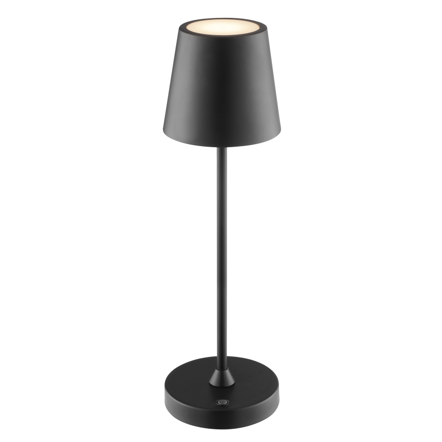 Brilliant - LED prigušiva punjiva dodirna stona lampa za spoljašnju upotrebu ELORA LED/2,5W/5V 2700K 2600 mAh IP44 crna