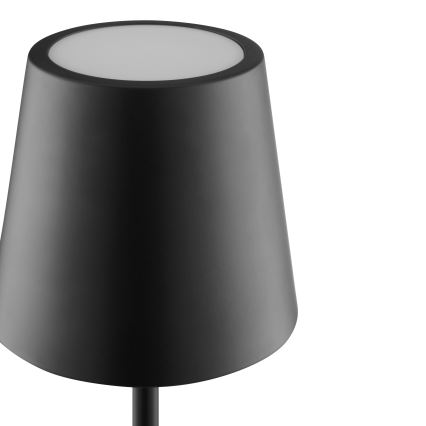 Brilliant - LED prigušiva punjiva dodirna stona lampa za spoljašnju upotrebu ELORA LED/2,5W/5V 2700K 2600 mAh IP44 crna