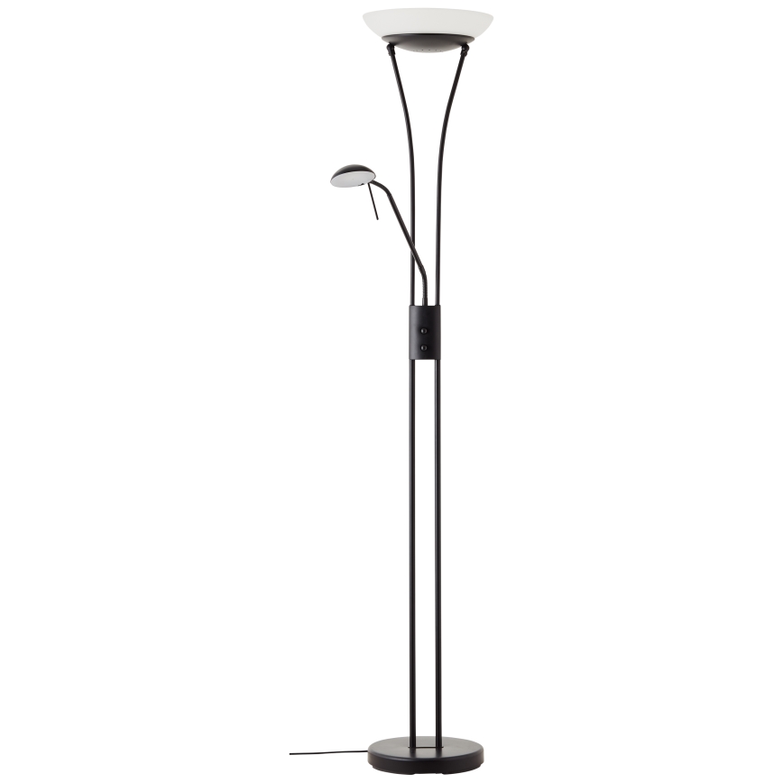 Brilliant - LED prigušiva stojeća lampa FINN 2xLED/13W/230V crna