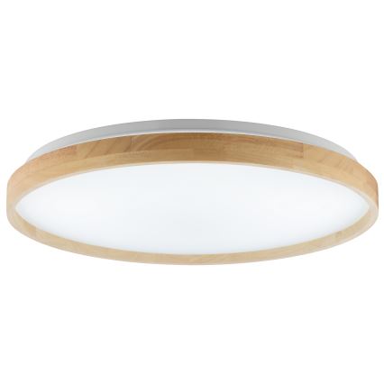 Brilliant - LED prigušiva plafonska svetiljka ALSON LED/17W/230V 3000-6500K Ø 49,5 cm kaučukovac + daljinski upravljač