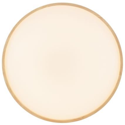 Brilliant - LED prigušiva plafonska svetiljka ALSON LED/17W/230V 3000-6500K Ø 49,5 cm kaučukovac + daljinski upravljač